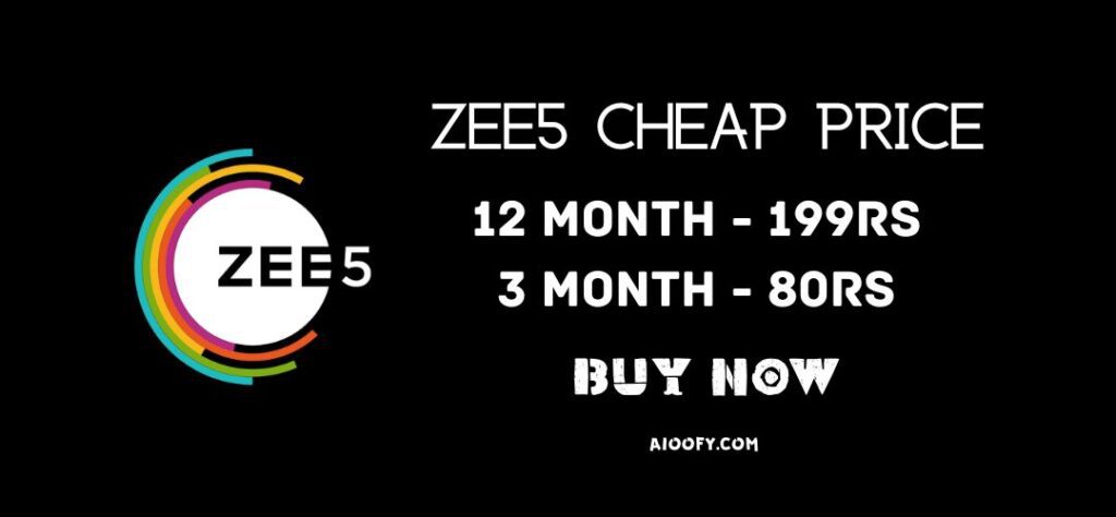 How to Buy ZEE5 cheap price